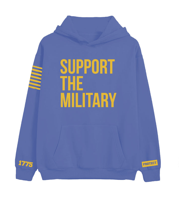 Hoodie Sky Blue-Gold