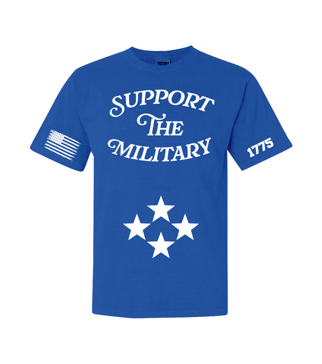 T-Shirt Royal Blue-White