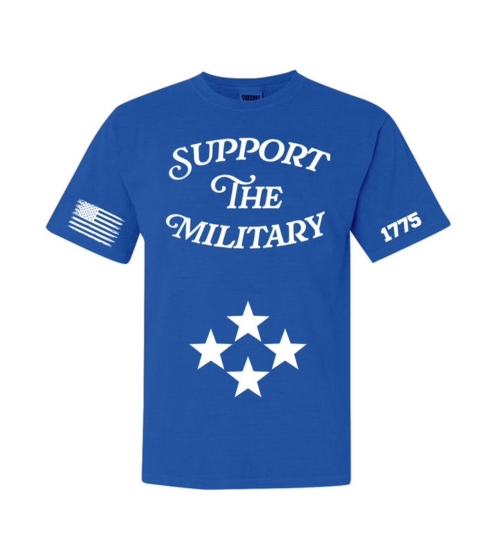 T-Shirt Royal Blue-White