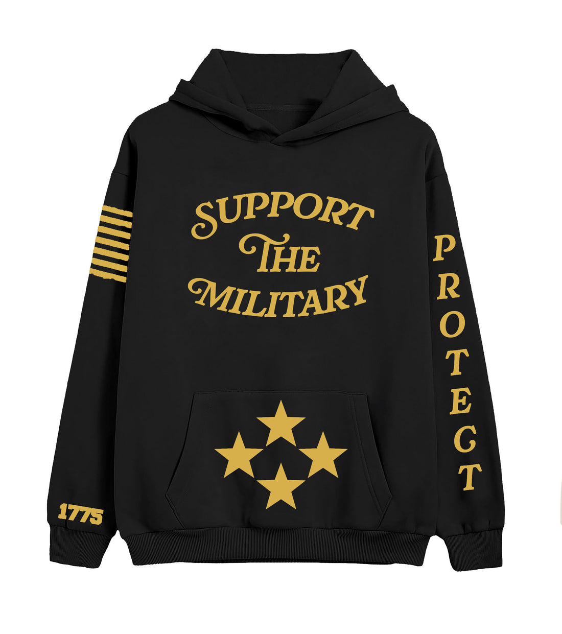 Hoodie Black-Gold (Liberty)