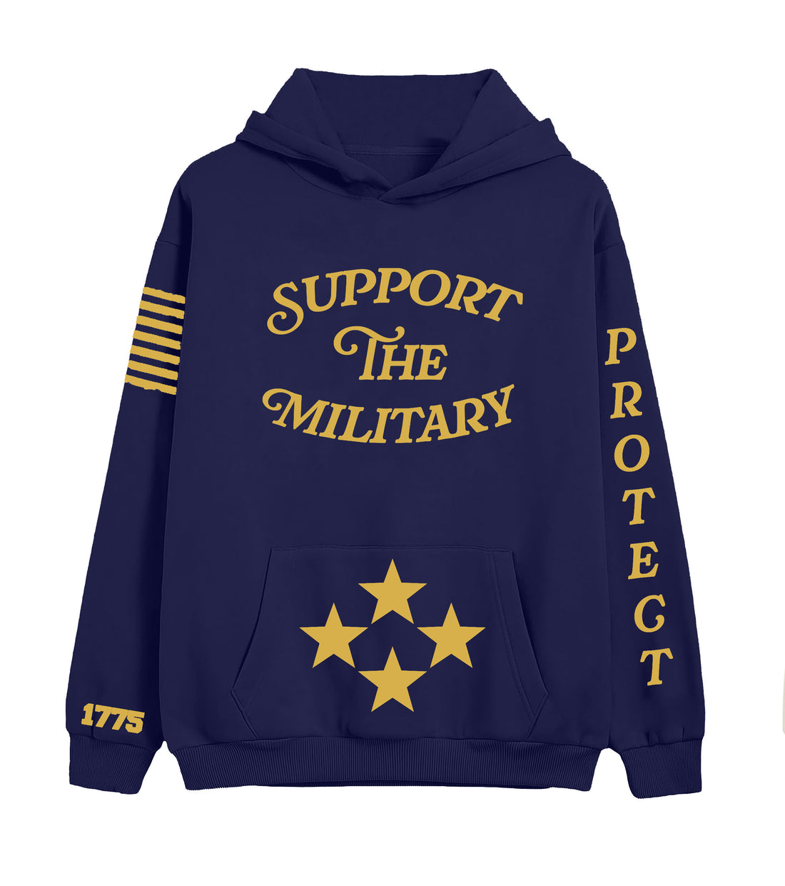 Hoodie Royal Blue - Gold (Liberty)
