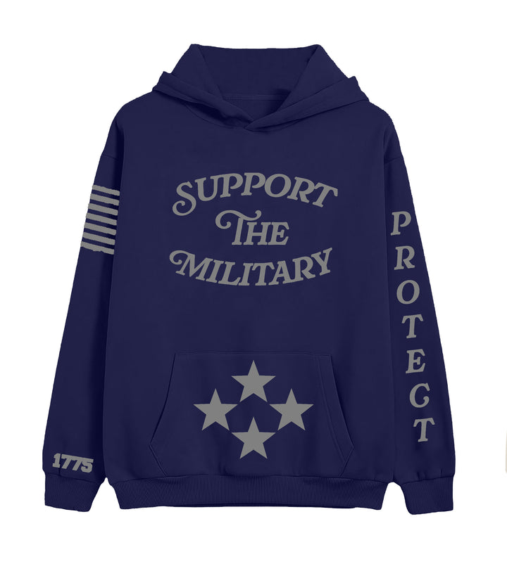 Hoodie Royal Blue - Grey (Liberty)