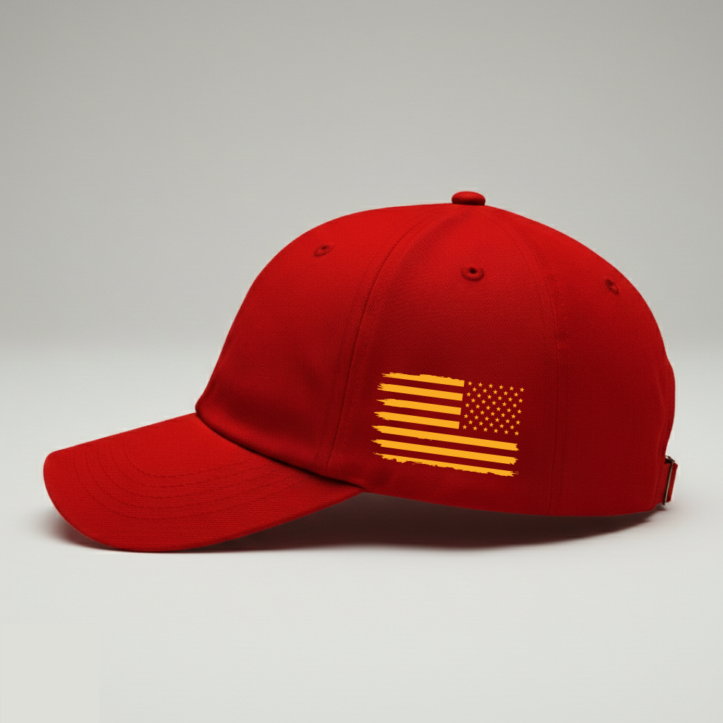 Ballcaps Red-Gold