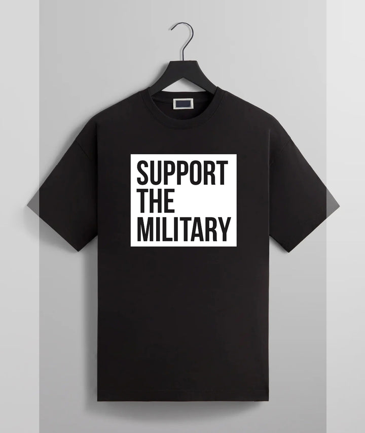 Support The Military T-Shirt - Black