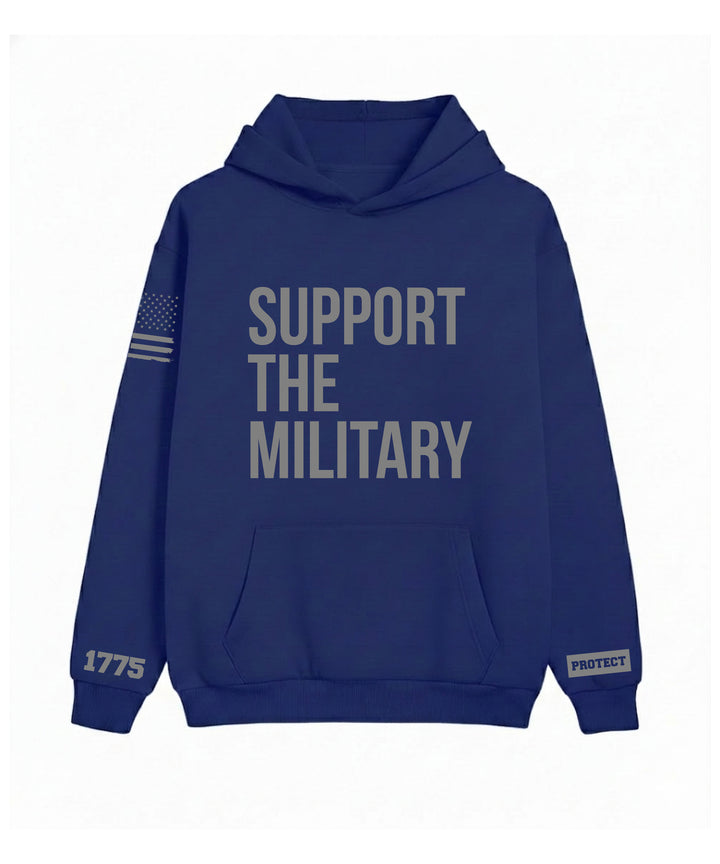 Hoodie Royal Blue - Grey