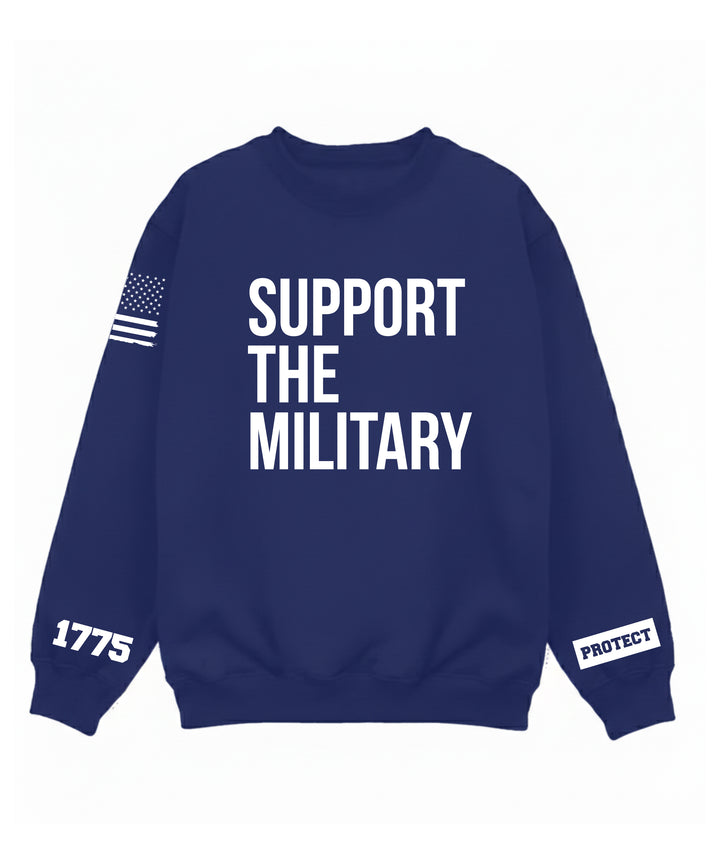 Sweatshirt Blue-White