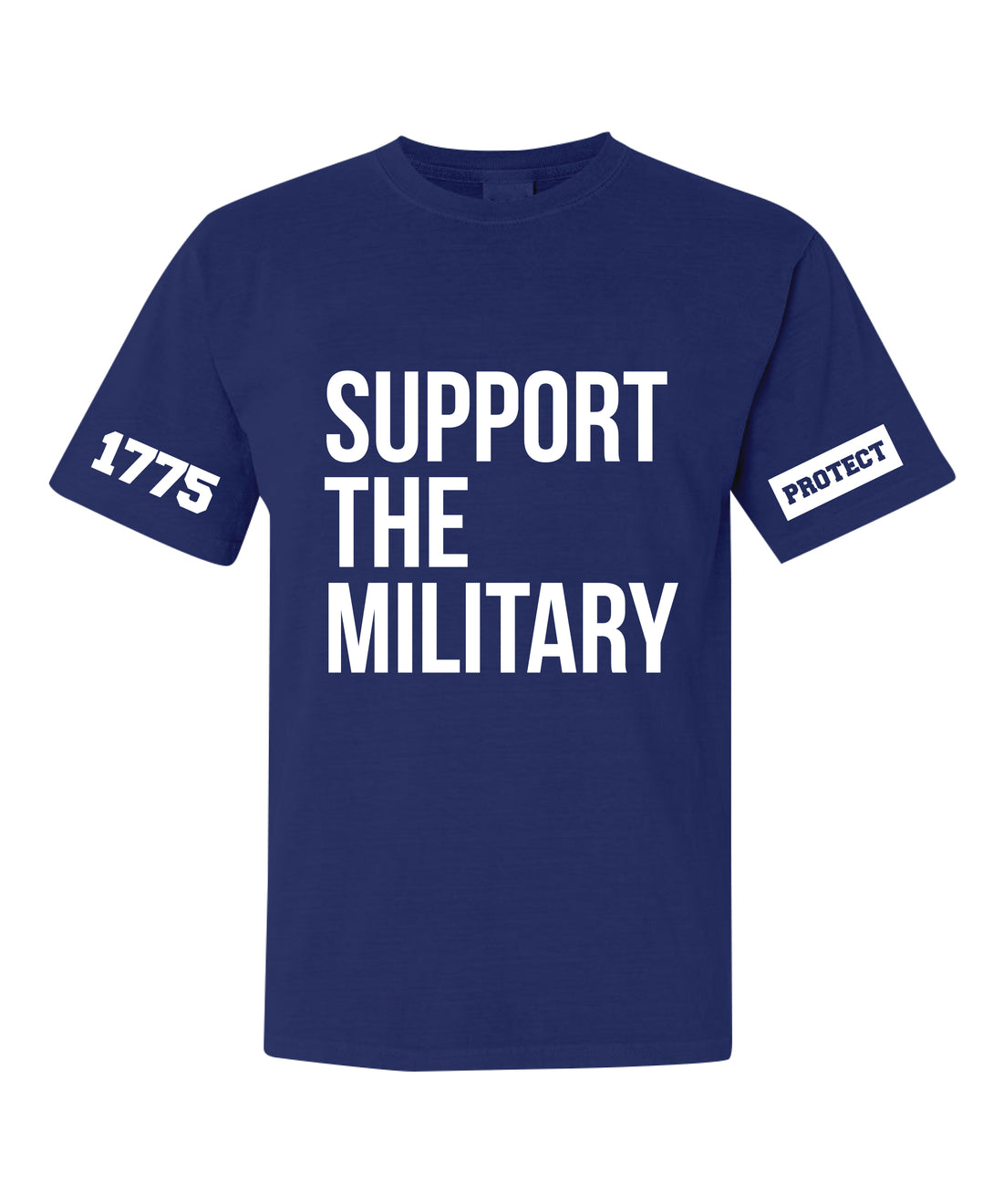 T-Shirt Navy Blue-White