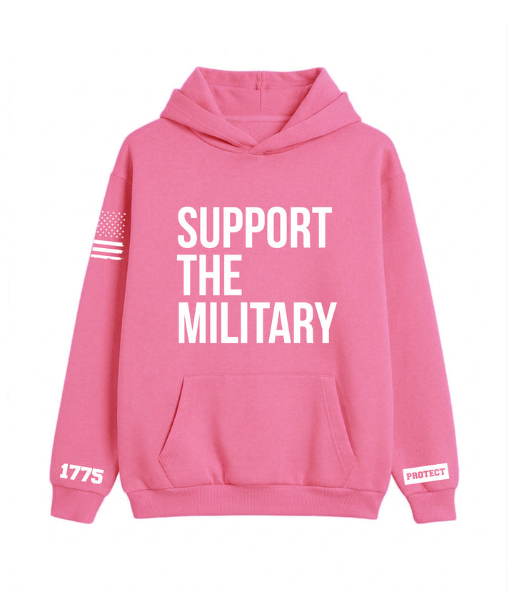 Hoodie Pink-White