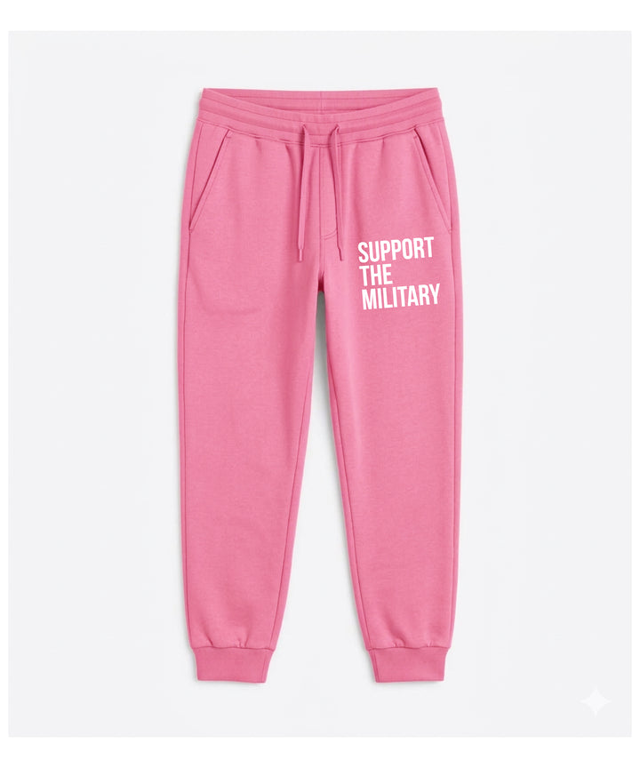 Sweatpants Pink-White