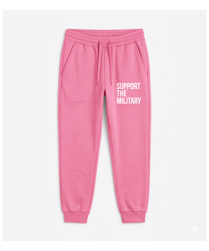 Sweatpants Pink-White