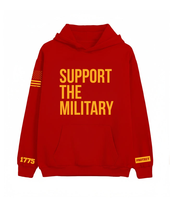 Hoodie Royal Red - Gold