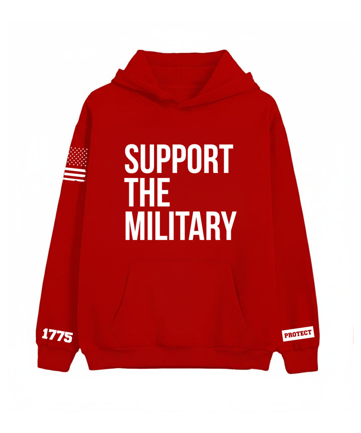 Hoodie Red-White