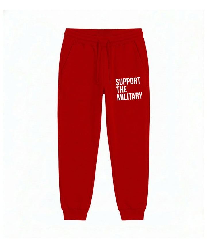 Sweatpants Red-White