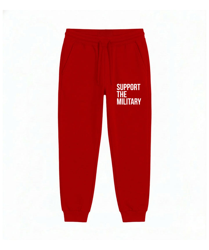 Sweatpants Red-White