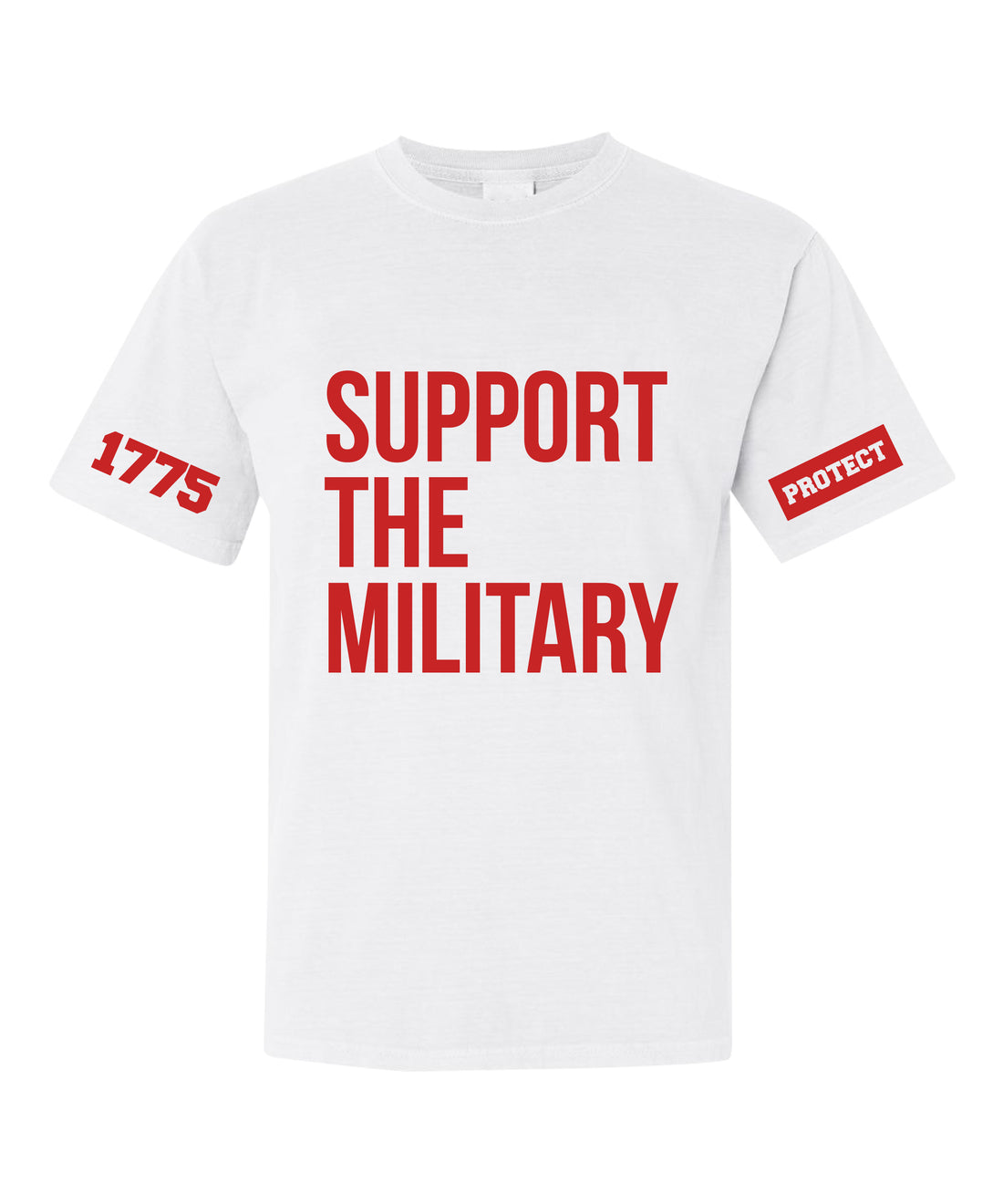 T-Shirt White - Red