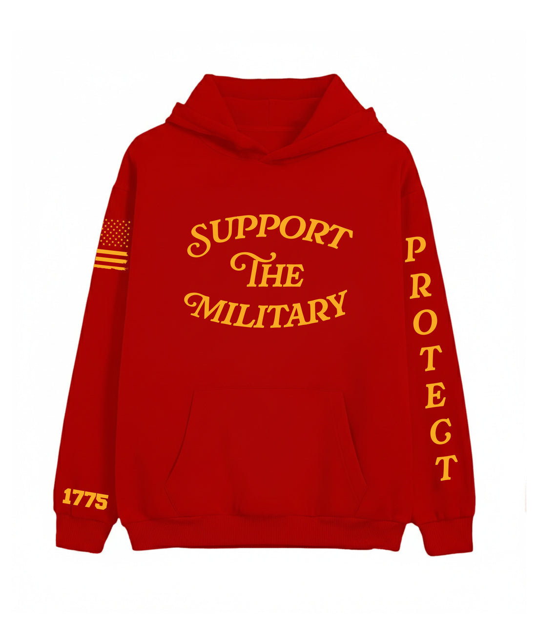 Hoodie Royal Red - Gold (Liberty)