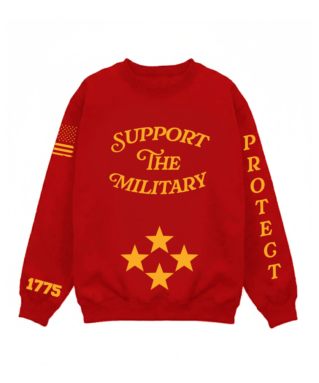 Sweatshirt Red-Gold (Liberty)