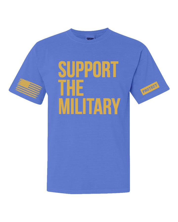 T-Shirt Sky Blue - Gold