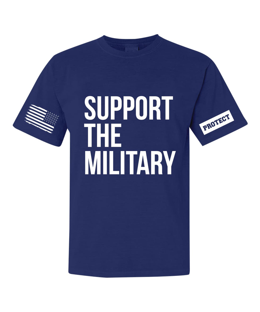 T-Shirt Navy Blue-White