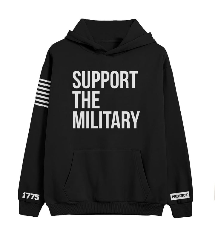 Hoodie Black-white